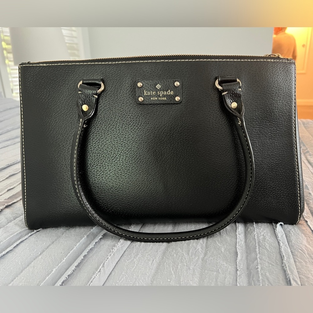 Kate Spade New York Wellesley Martine Black Leather Bag